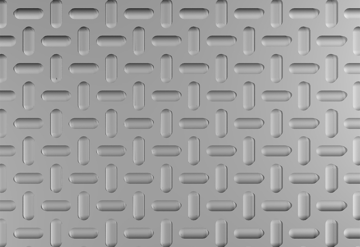 Tablă ambutisată inox AISI304 1000x2000x1.5 B.4 P.30