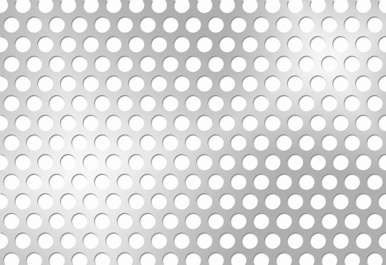 Tablă perforată inox AISI304 1000x2000x2 R8 T11 60°