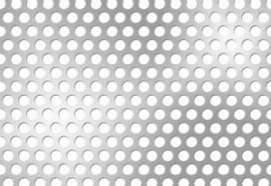 Tablă perforată inox AISI304 1000x2000x2 R8 T11 60°