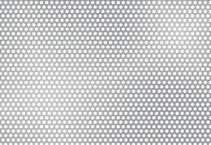 Tablă perforată inox AISI316 1000x2000x1.5 R3 T4 60°