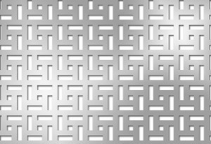 Tablă decorativă aluminiu 1050 1000x2000x1 DIS.40
