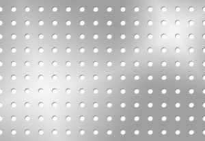 Tablă perforată zincată DX51D+Z 1250x2500x1.5 R5 U12,5 90°